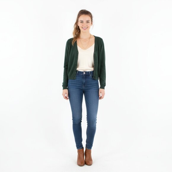 *H&M Forest Green Cardigan - Picture 2 of 7